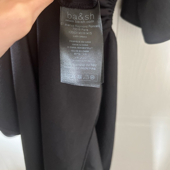 BA&SH Satin Black ‘Lady Dress’ - Picture 7 of 15